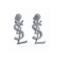 ARETES YSL CON ZIRCONIAS CUBICAS