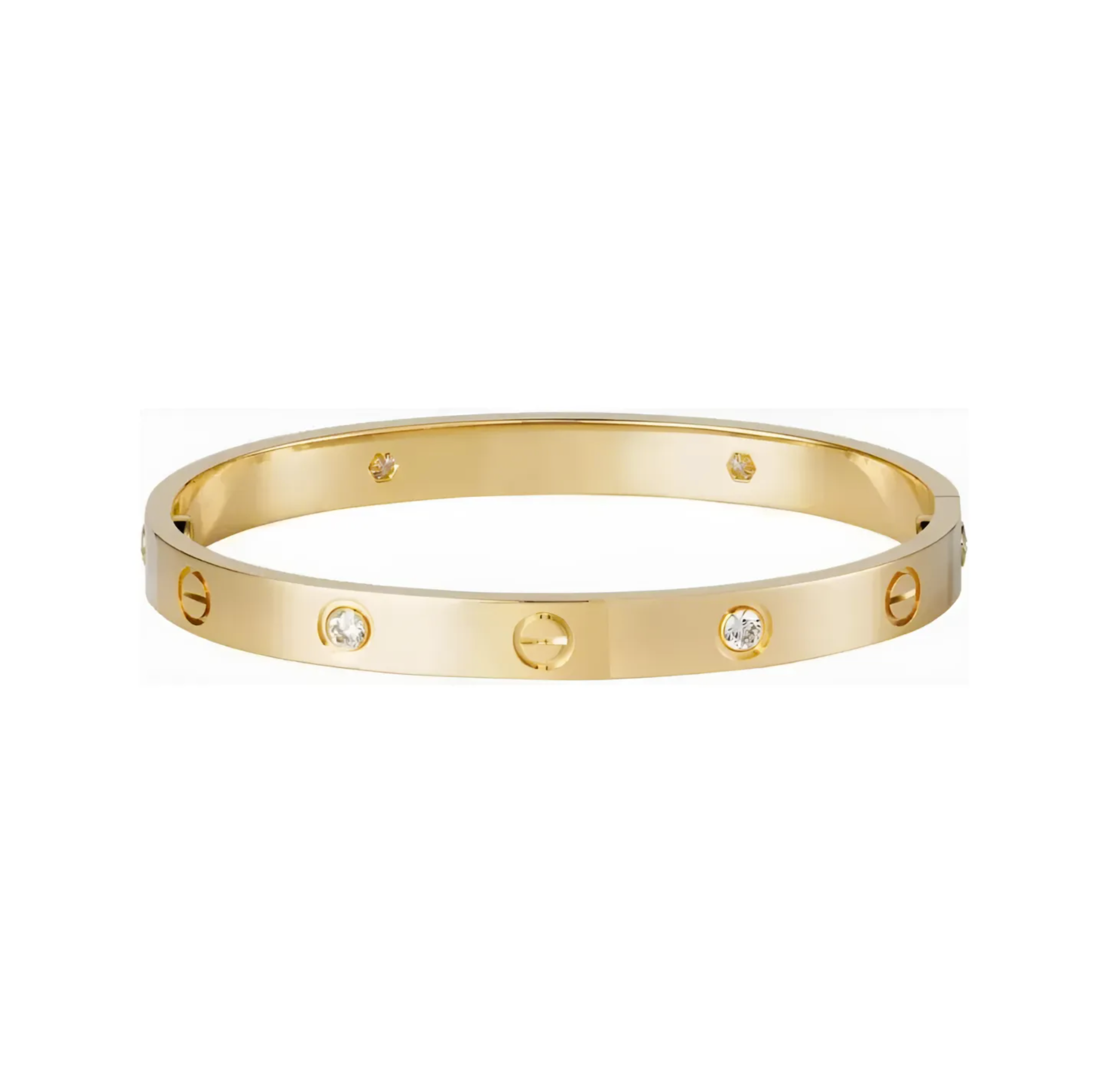 PULSERA LOVE CON ZIRCONIA GOLD